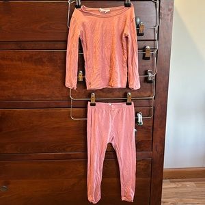Kyte baby mauve pajamas 2t
